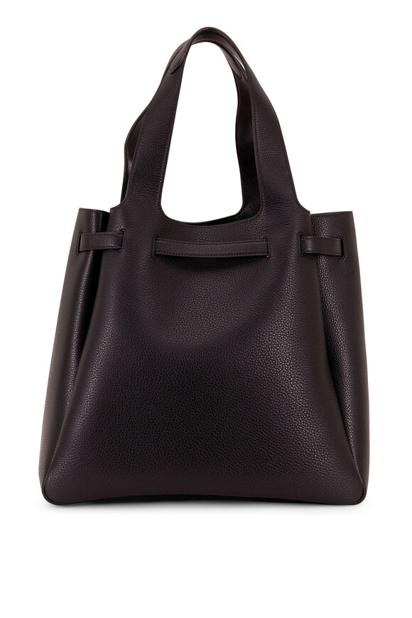 Prada - Daino Black Leather Soft Hobo