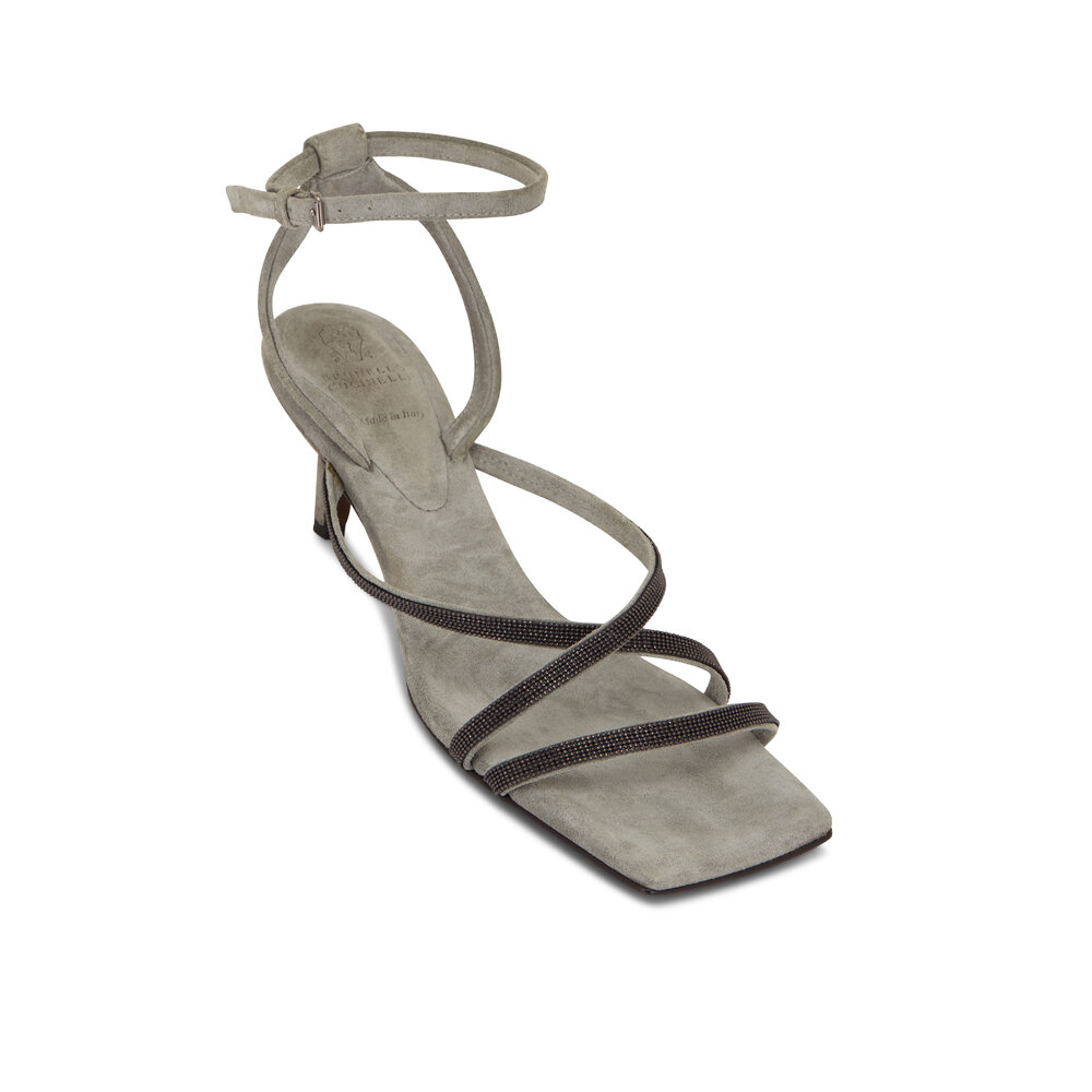 サンダル・ミュール Brunello Cucinelli Sandal City Grey With Precious Straps m_6840979aaf9ad19966c1b7b1.jpg