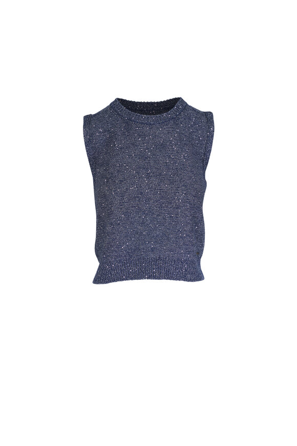 [VALLO DE NERA]Stella Knit Top and Bottom Set/追跡付 MINOAR.COM | Black Layered Rib Knit Top