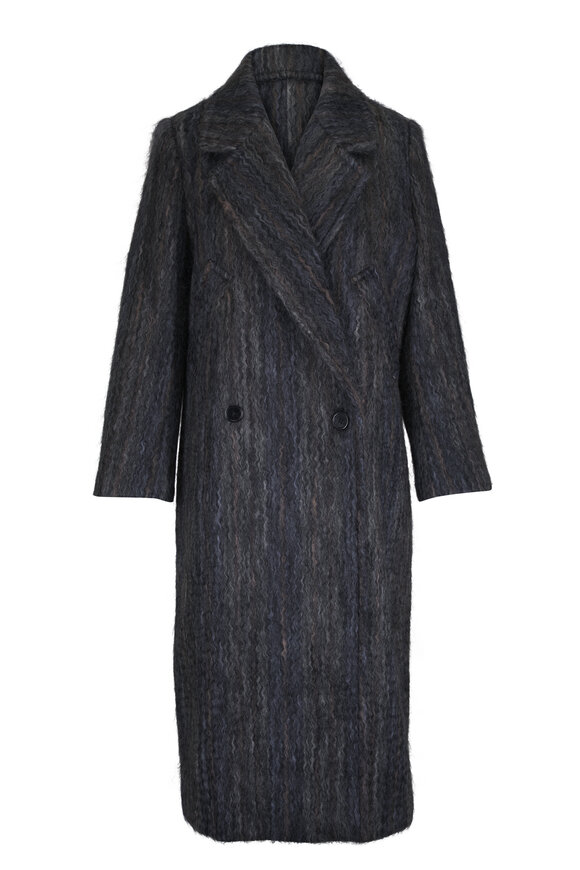 Dorothee Schumacher Urban Attraction Anthracite Double Breasted Coat - view 1