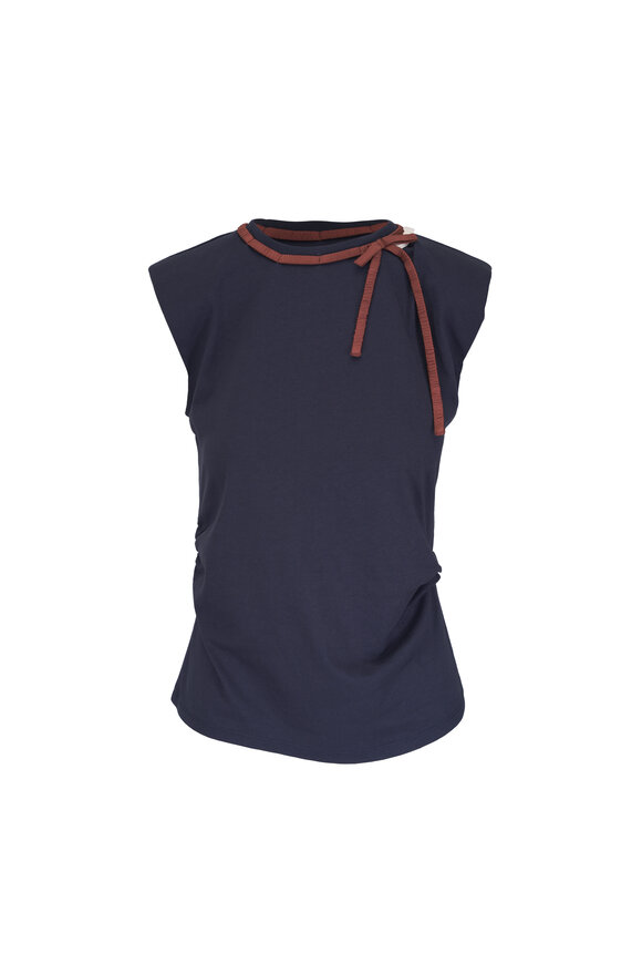 Dorothee Schumacher Feminine Favorites Navy Blue Top - view 1