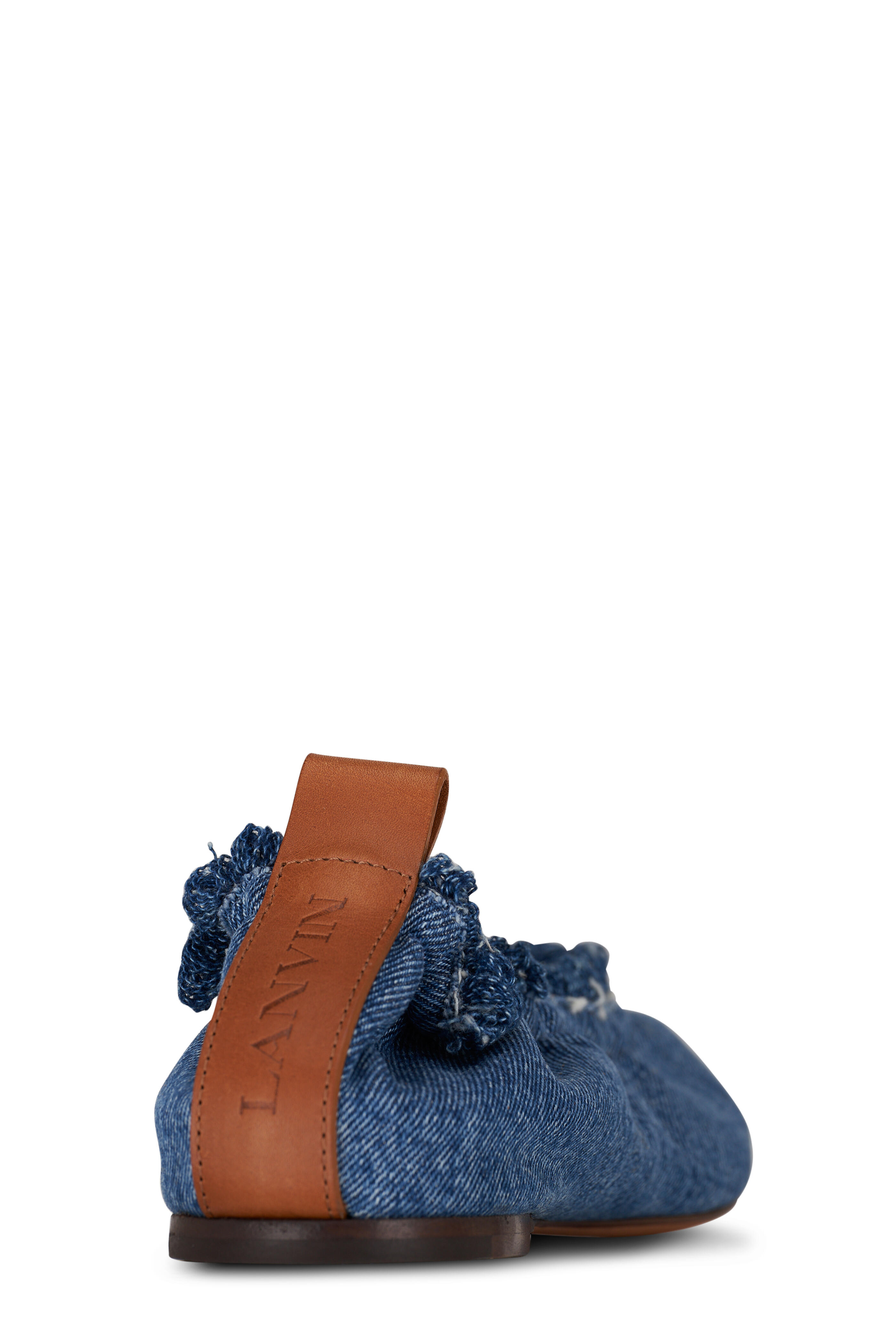Lanvin - Blue Denim Ballerina Flat