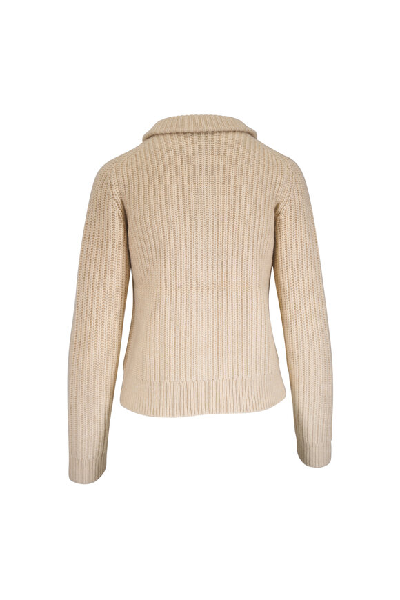 Nili Lotan Arlen Wheat Full Zip Cardigan - view 2