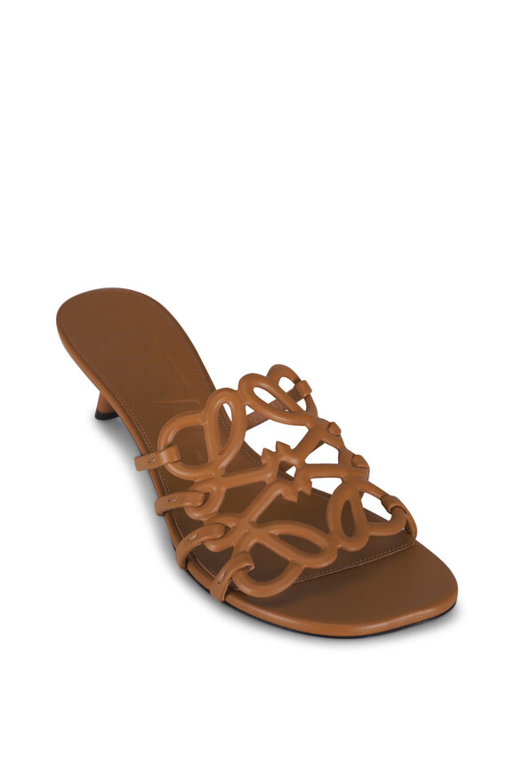 日本全国送料無料商品 | 特集 | Medallion Black Anagram - Loewe Kitten-Heel 50mm Mule, 靴