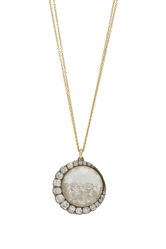 Renee Lewis - 2 Chain Cresecent Shake Necklace