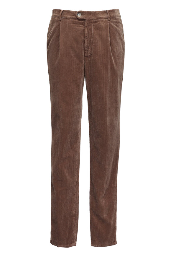 【最終お値下げ】BRUNERO CUCINELLI コットンパンツ Brunello Cucinelli - Black Gabardine Cotton Pull On Pant