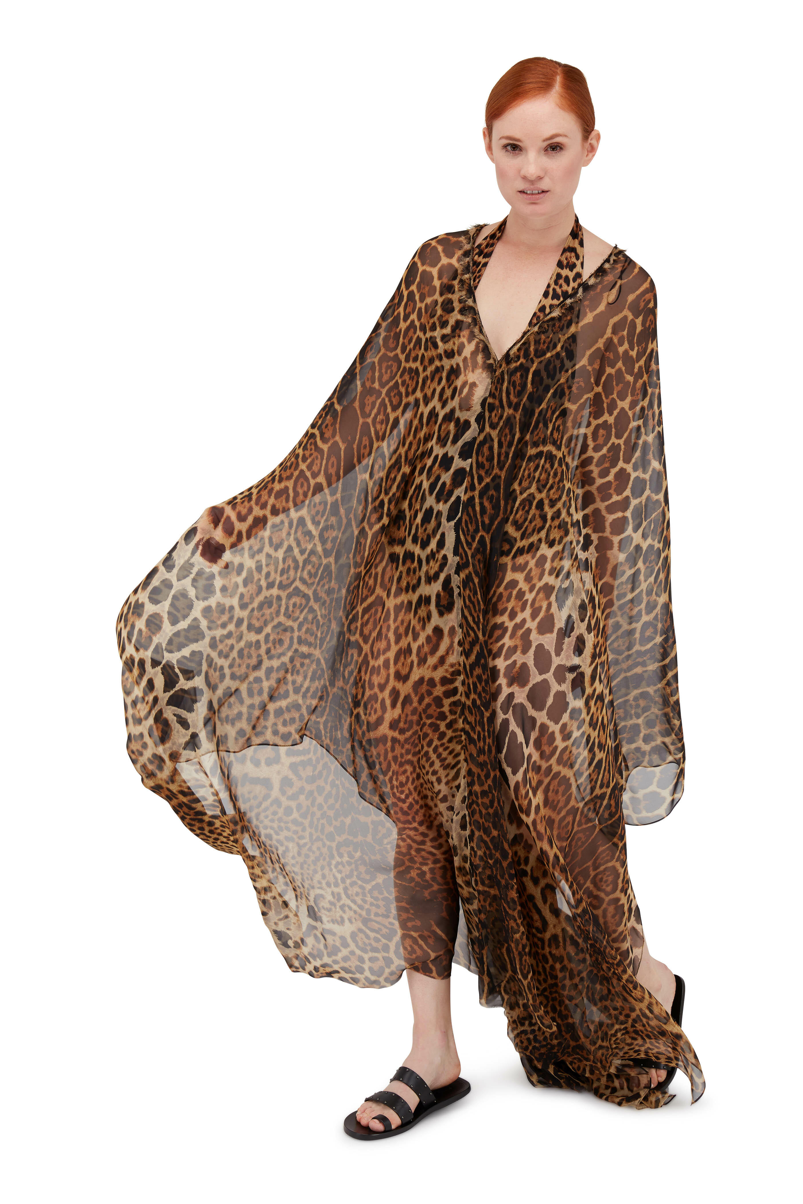 Saint Laurent - Ashton Black Studded Toe-Ring Sandal