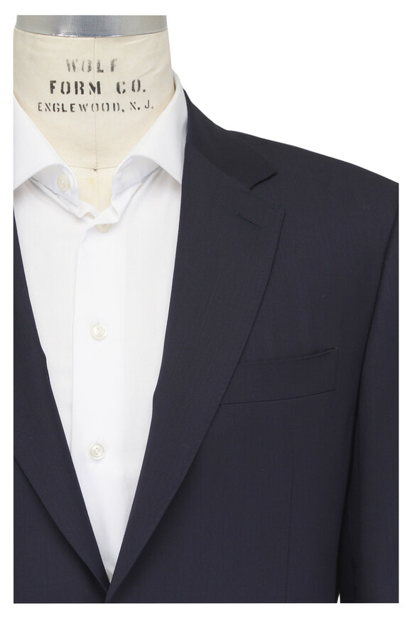 Canali Navy Twill Performance Wool Sportcoat - view 1
