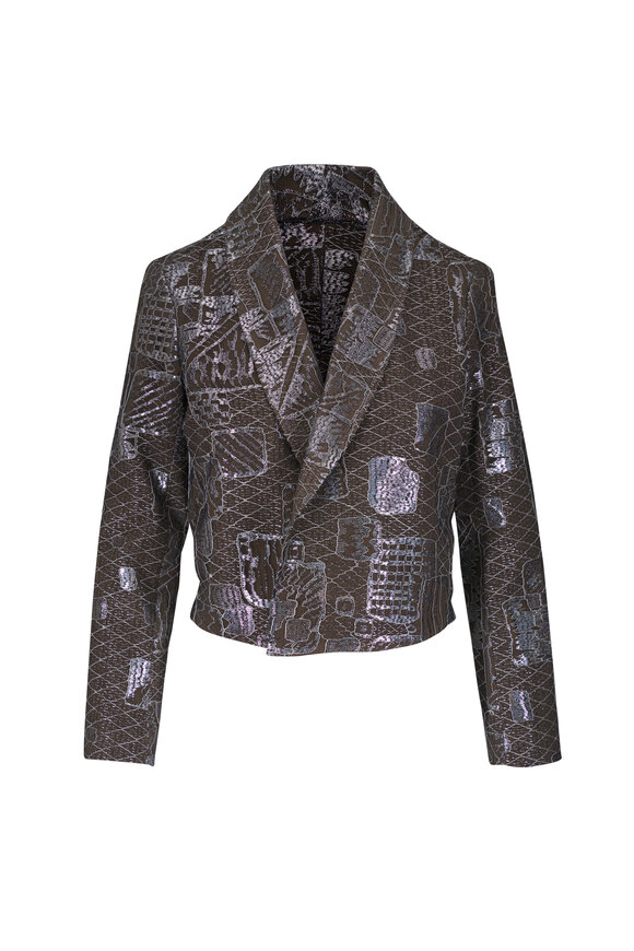 Peter Cohen Silver Lace Jacket