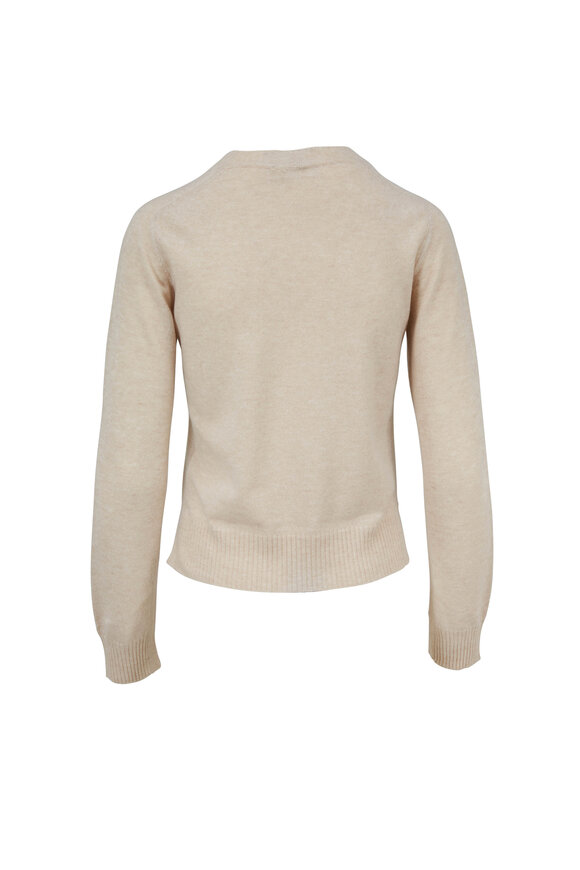 Rosetta Getty - Sand Wool & Cashmere Side Panel Sweater