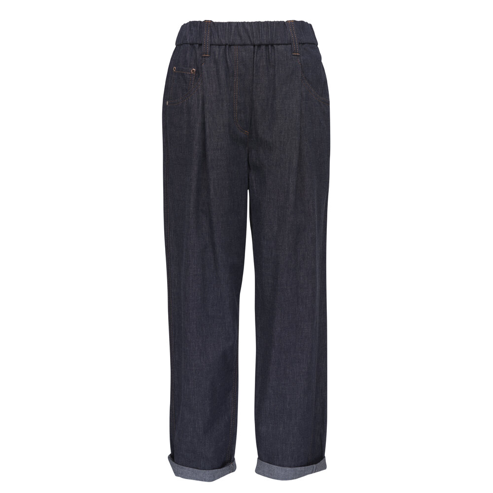 パンツ BRUNELLO CUCINELLI PURPLE COTTON PANTS Brunello Cucinelli - Purple Skinny Fit Jean | Mitchell Stores