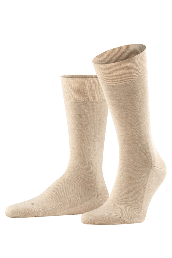Falke Sand Melange Sensitive London Midcalf Sock