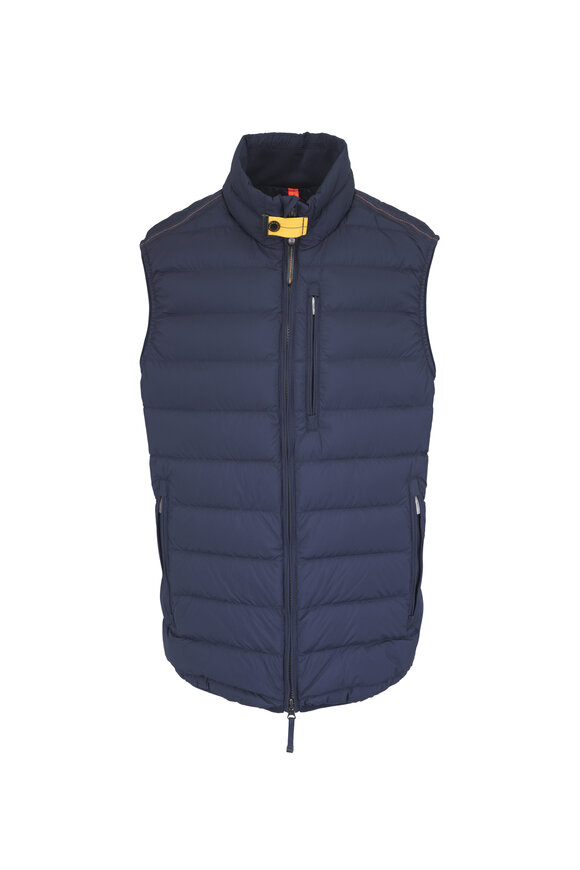 Parajumpers Navy Blue Perfect Lightweight Puffer Vest - view 1