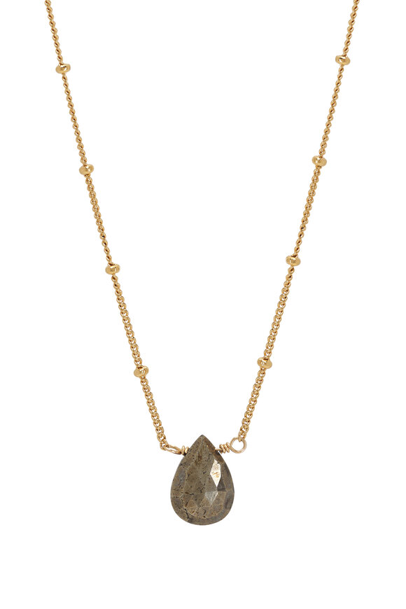 Cristina V. - Pyrite Briolette Necklace