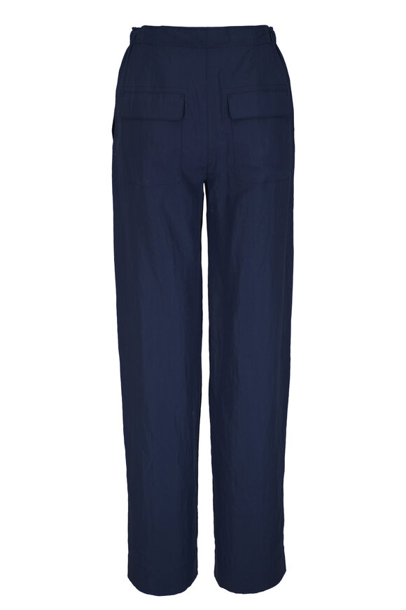 Vince - Coastal Blue Mid-Rise Utility Drawstring Pant