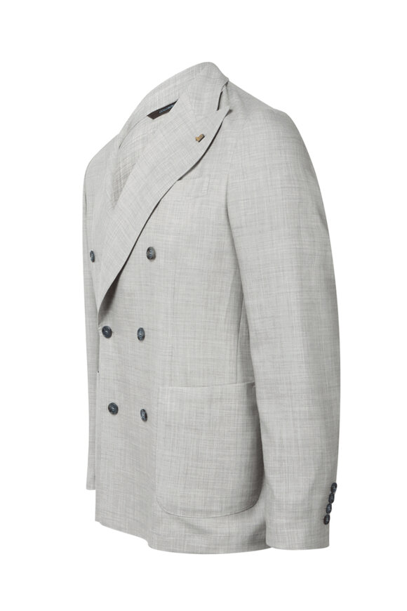 Colombo Light Gray Cashmere Sportcoat - view 2