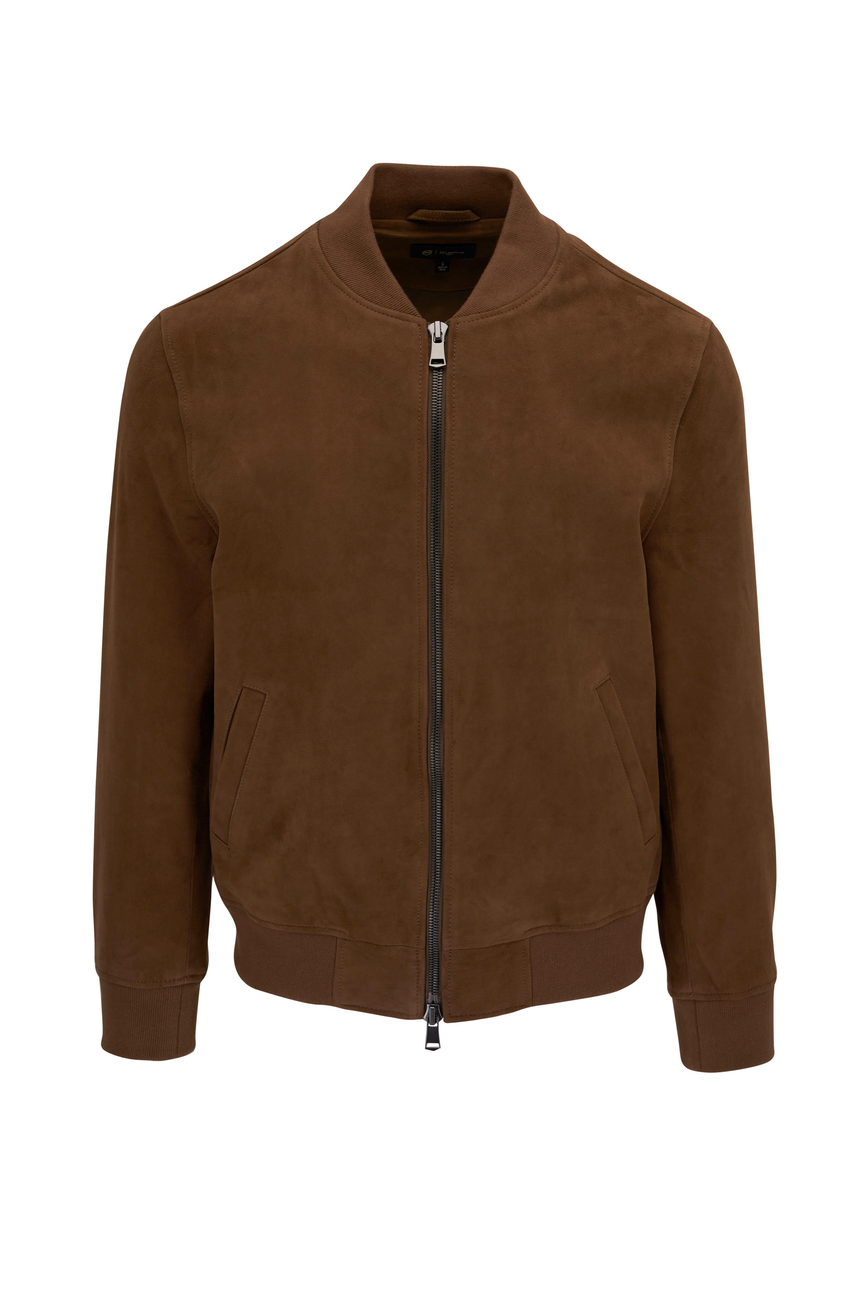 Suede Bomber Jacket