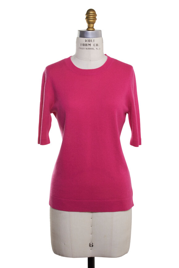Kinross - Pink Cashmere Sweater