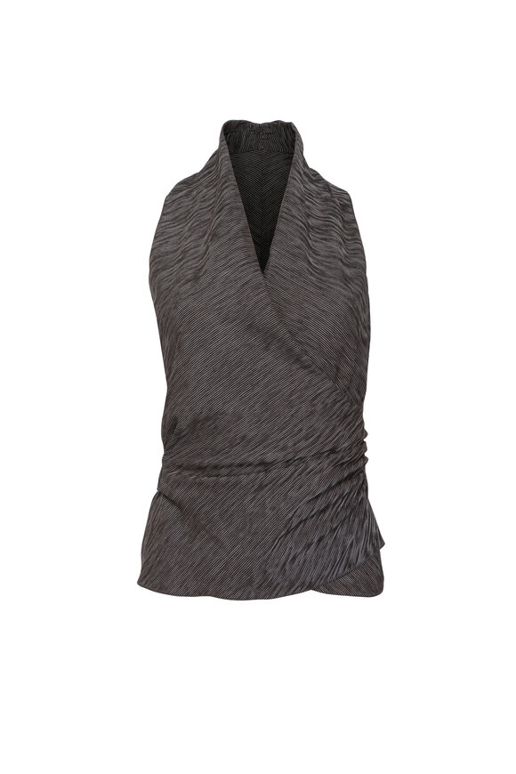 Peter Cohen Yoryu Brown Wrap Vest
