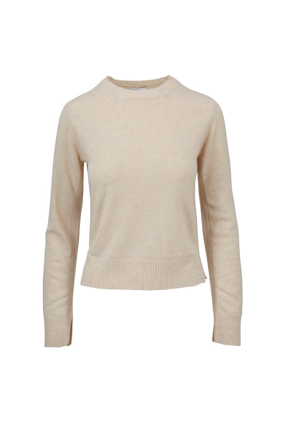 Rosetta Getty - Sand Wool & Cashmere Side Panel Sweater