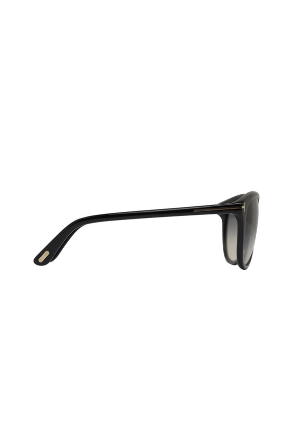 Tom Ford Eyewear - Amarra Polarized Shiny Black Sunglasses