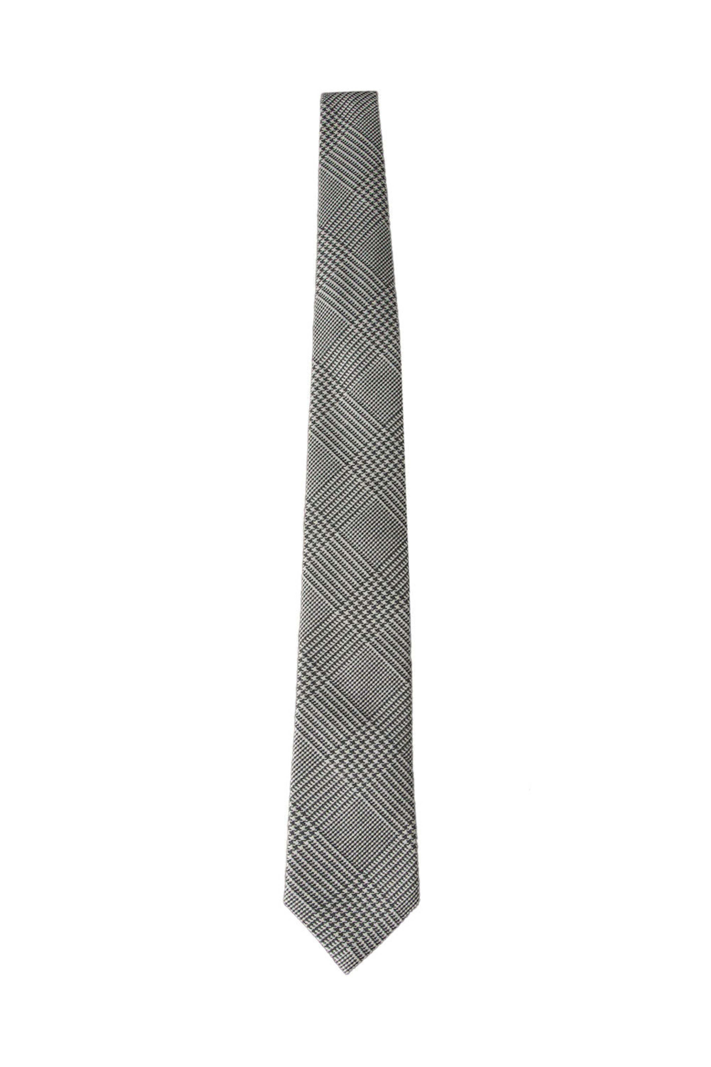 Brunello Cucinelli - Grey Prince of Wales Tie | Mitchell Stores