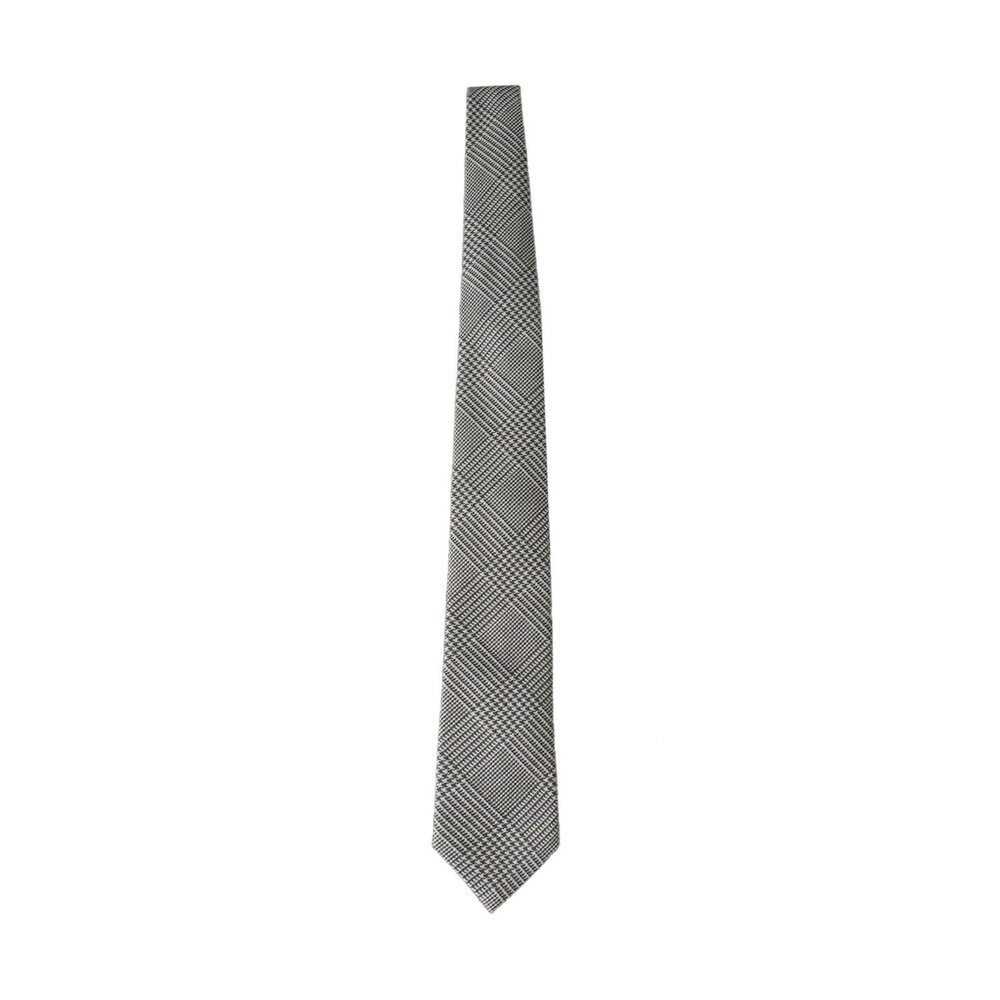 Brunello Cucinelli - Grey Prince of Wales Tie | Mitchell Stores