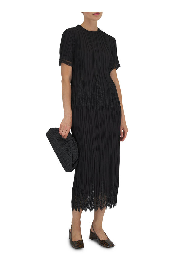 Zimmermann - Black Pleated Top