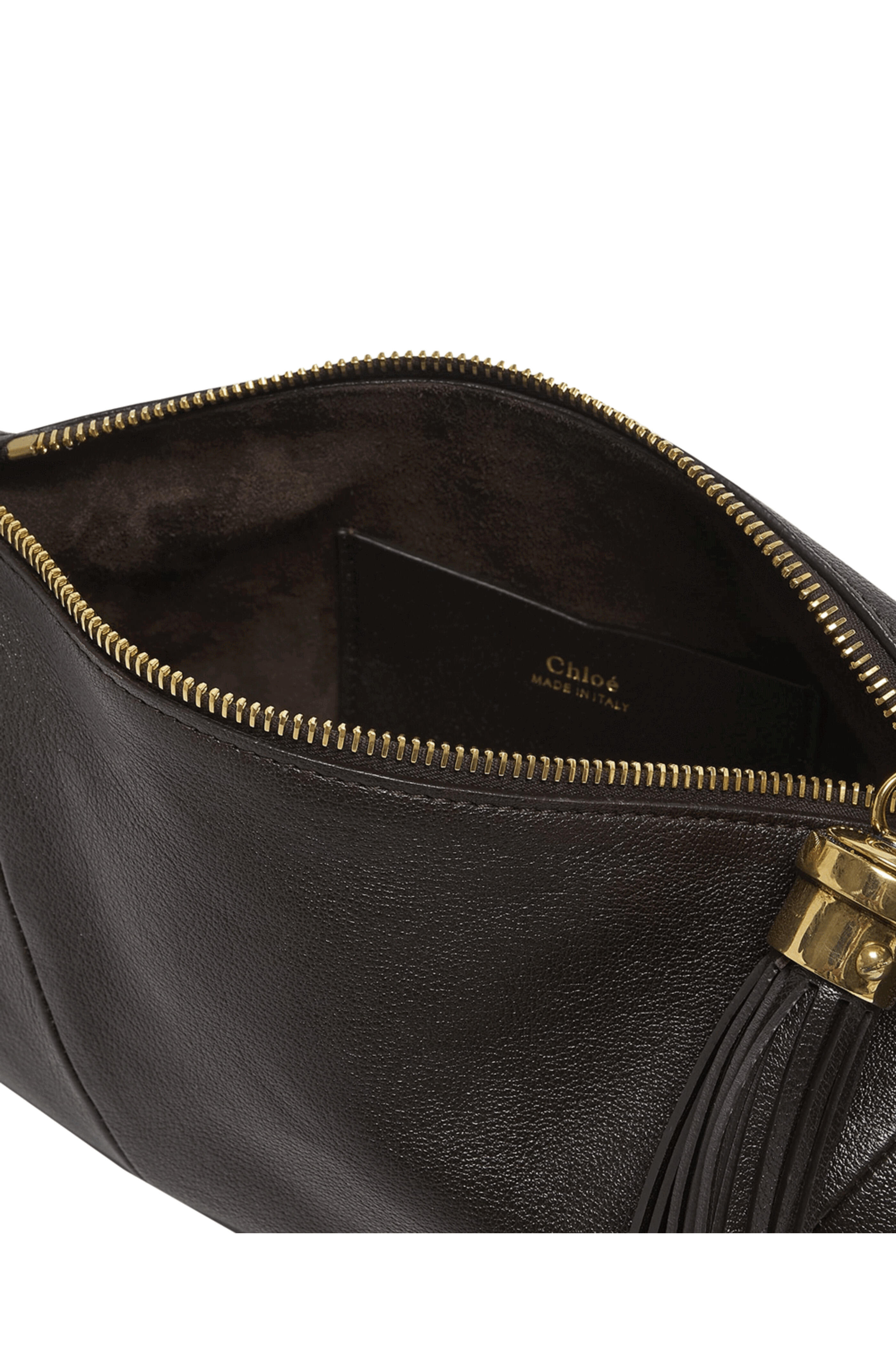 Chloé - Small Foulard Shoulder Bag in Kohl Brown