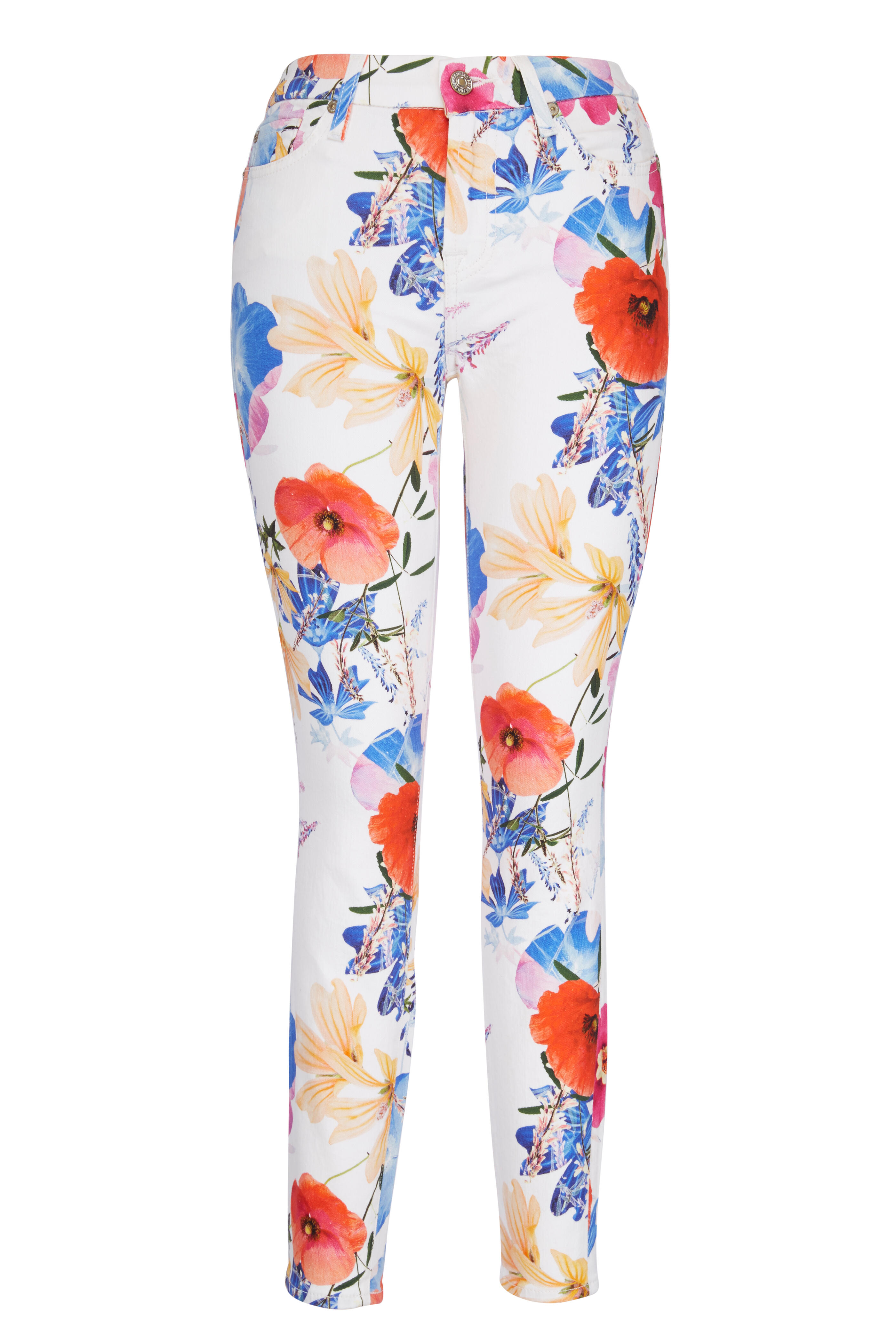 7 For All Mankind - Seaside Poppy Ankle Jean