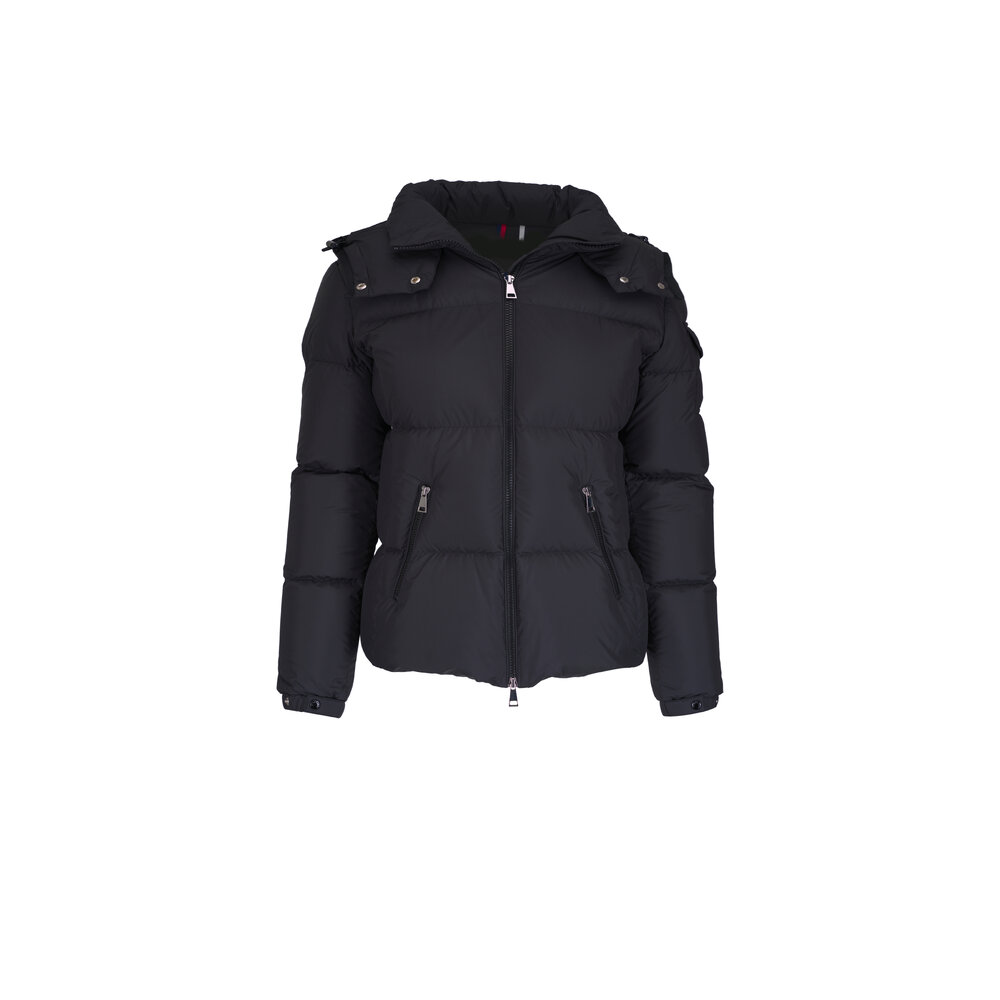 Moncler - Fourmines Black Down Coat | Mitchell Stores