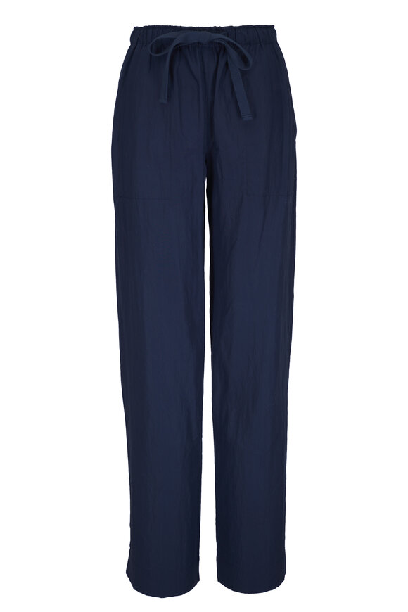 Vince Coastal Blue Mid-Rise Utility Drawstring Pant