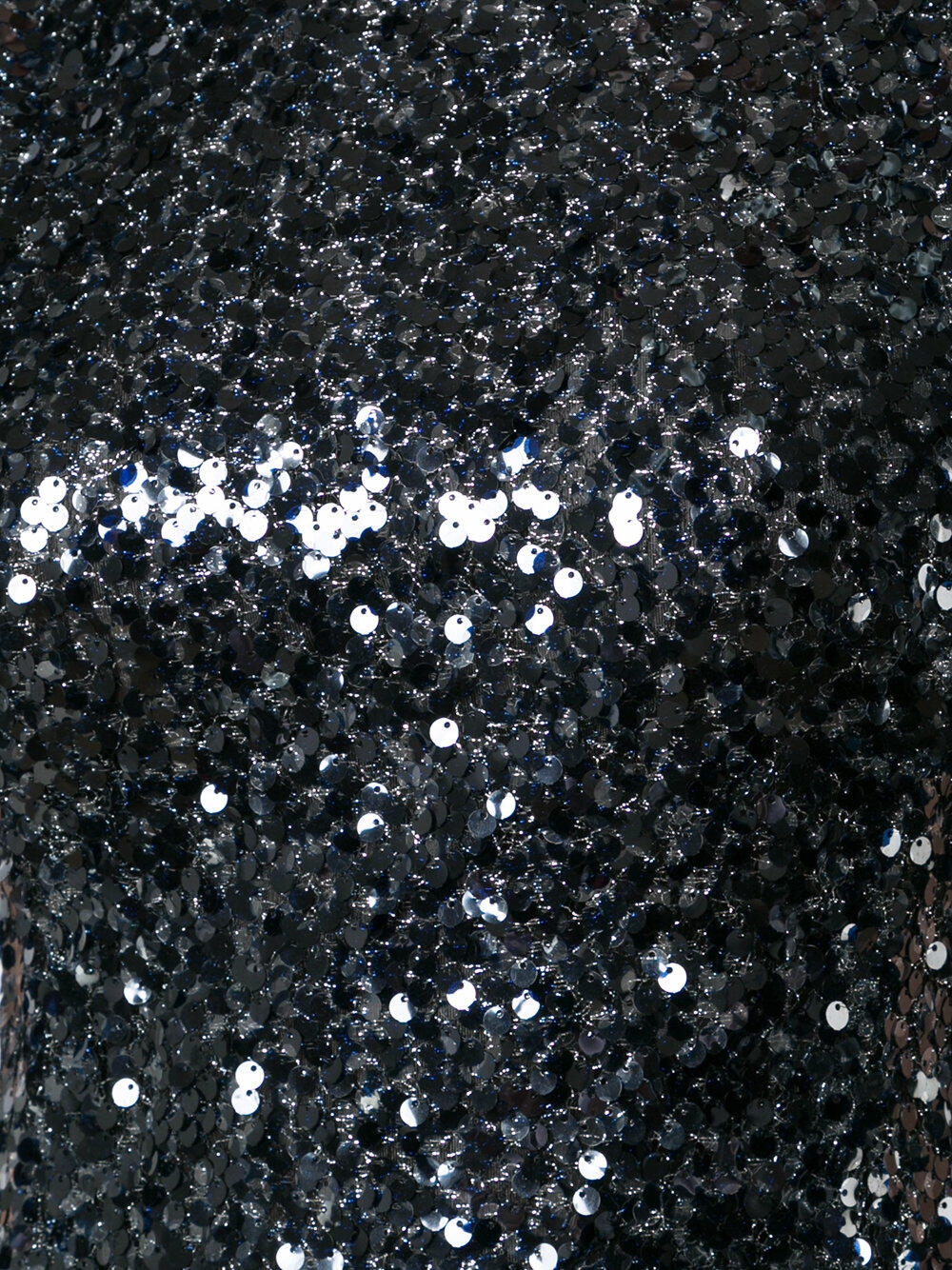 Galvan - Ink Blue Sequin Racerback Column Gown