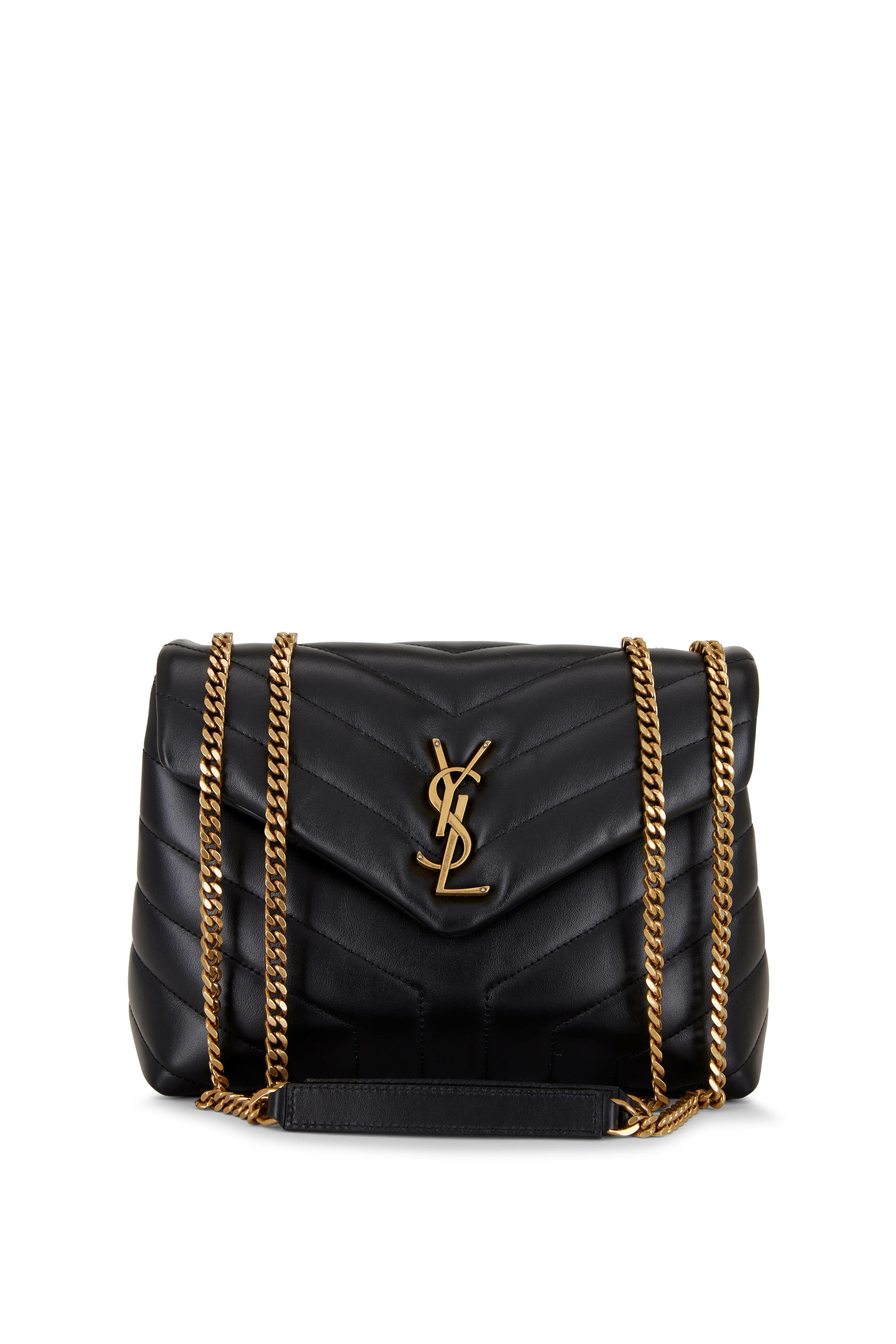 Saint Laurent - Joan Black Quilted Leather Bowling Bag