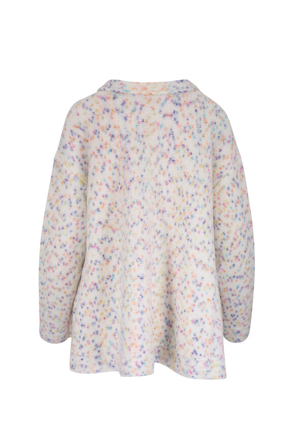 Loewe White Multicolor Trapeze Cardigan - view 4