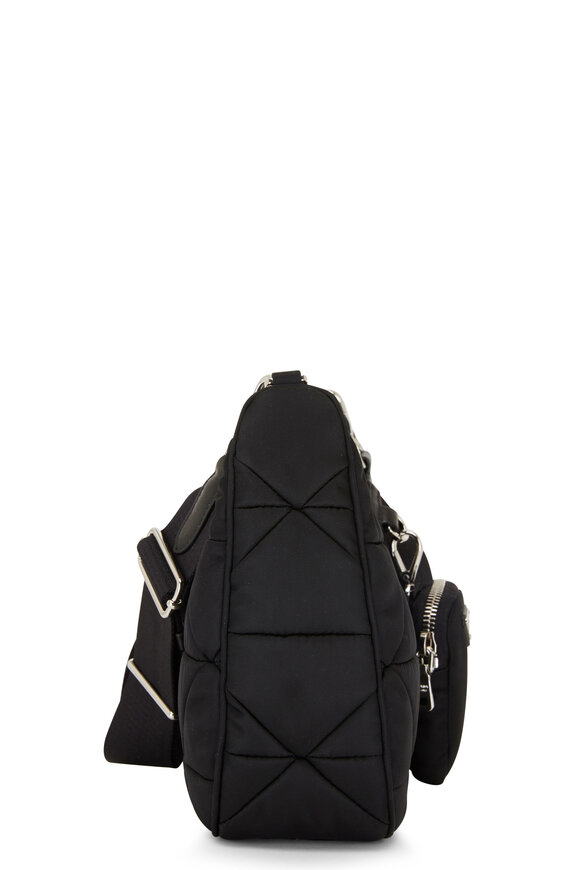 Prada - Black Padded Quilted Shoulder Bag