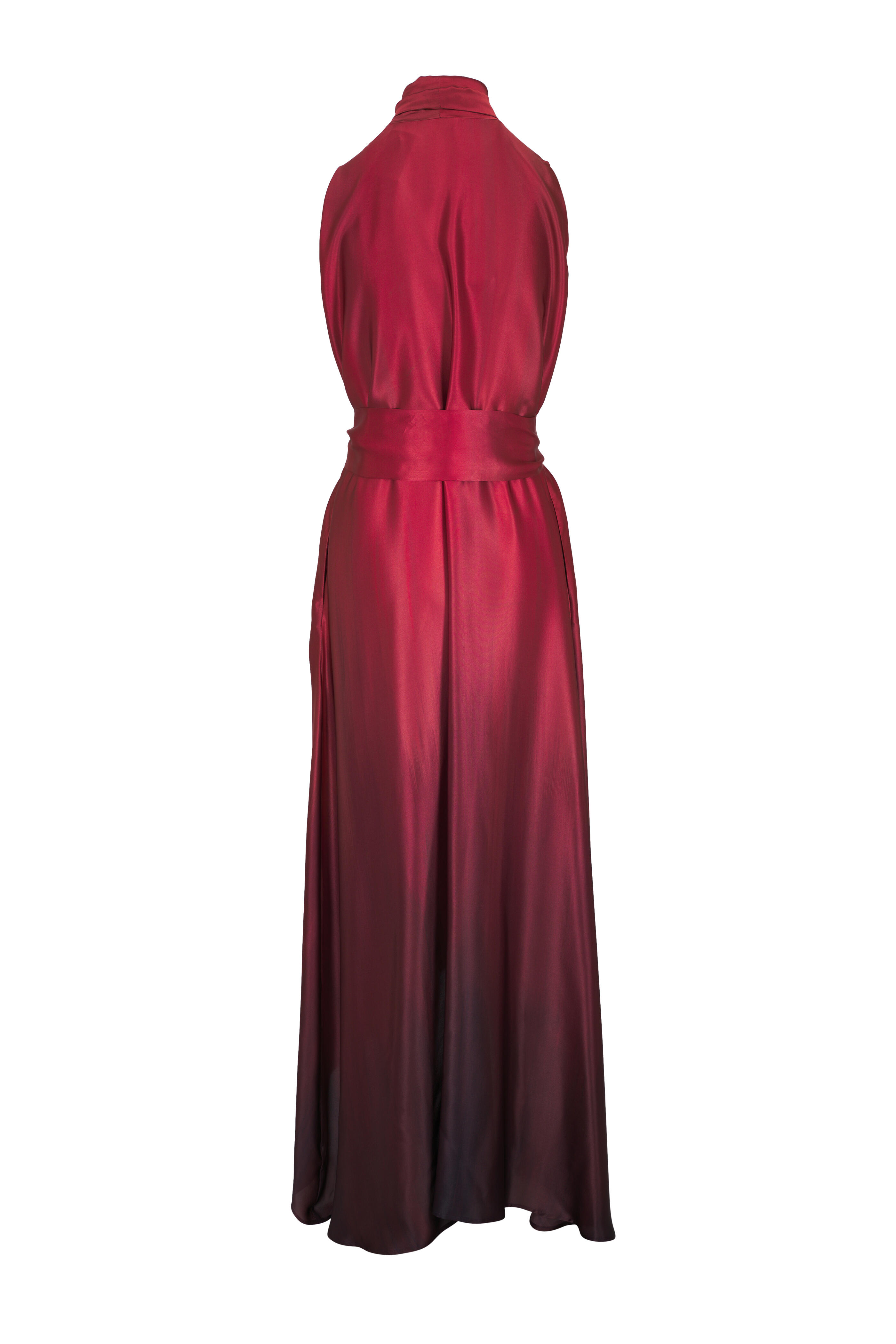 Kiton - Ombre Cherry Sleeveless Silk Dress | Mitchell Stores