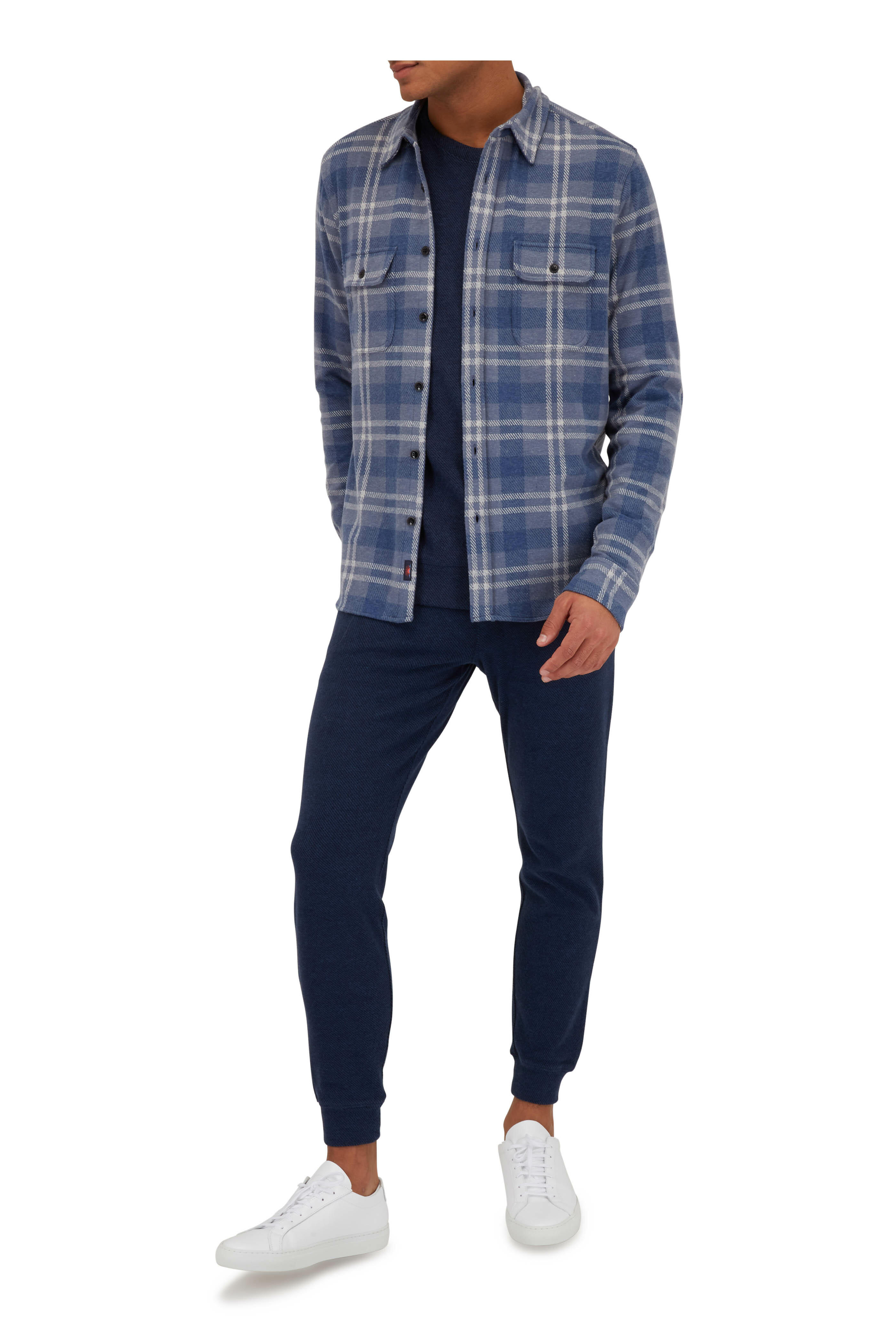 Faherty Brand - Legend™ Navy Crewneck Sweater