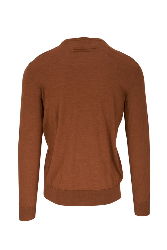 Zegna - Cashseta Vicuna Cashmere & Silk Crewneck Sweater