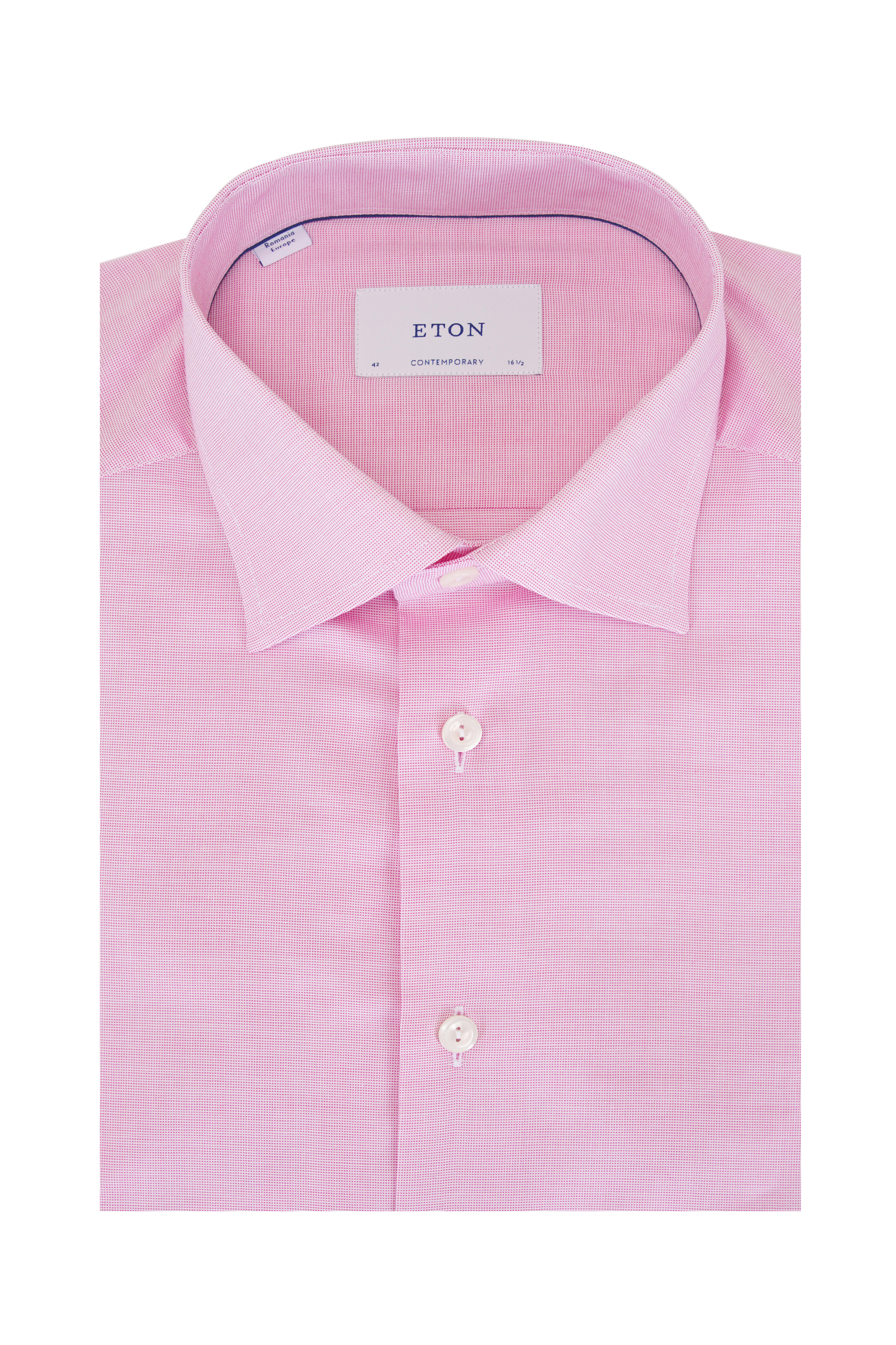 Eton - Pink Cotton Dress Shirt