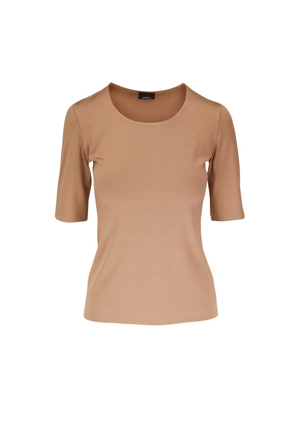 Akris - Cardboard Scoop Neck T-Shirt