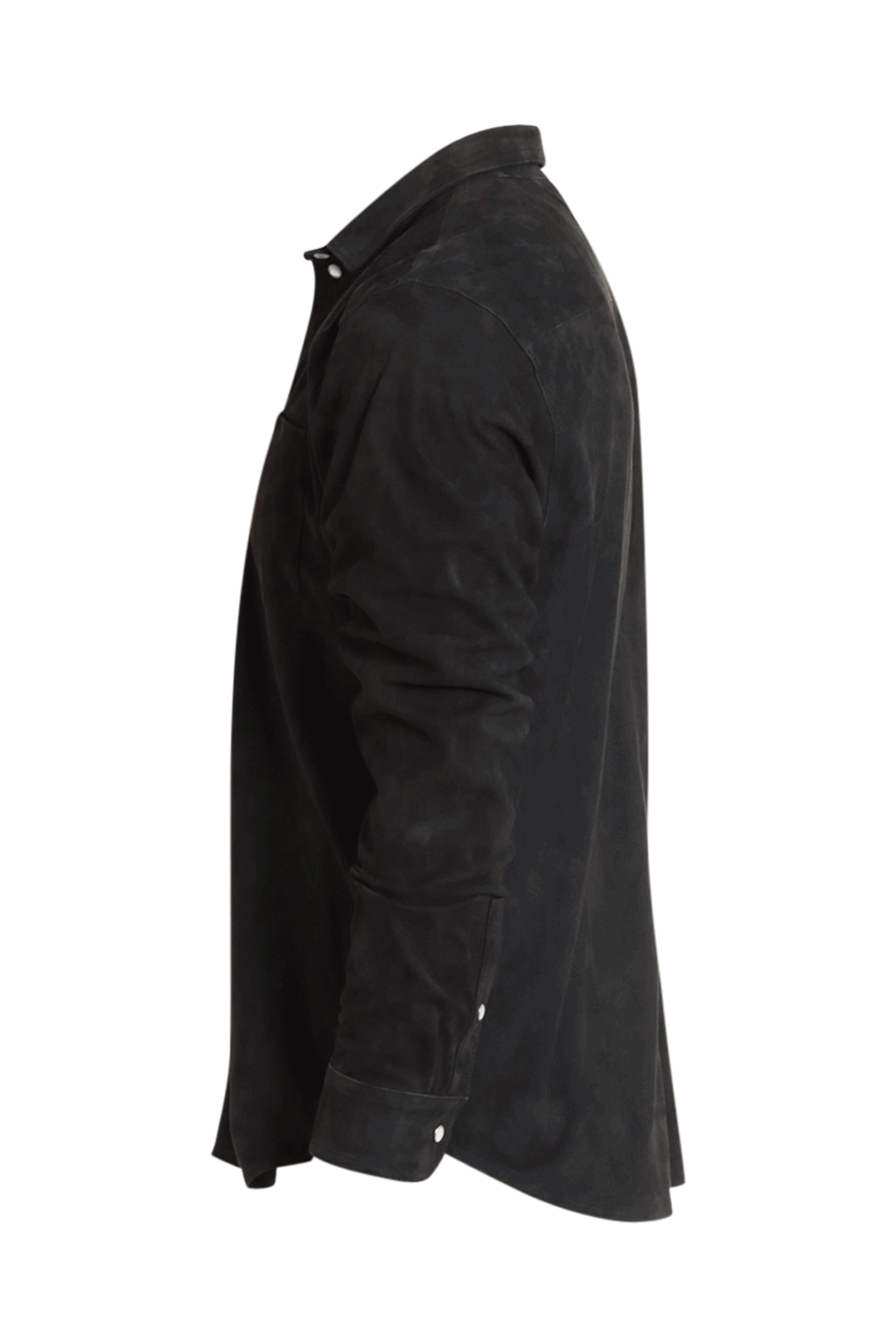 Marco Pescarolo - Navy Suede Overshirt