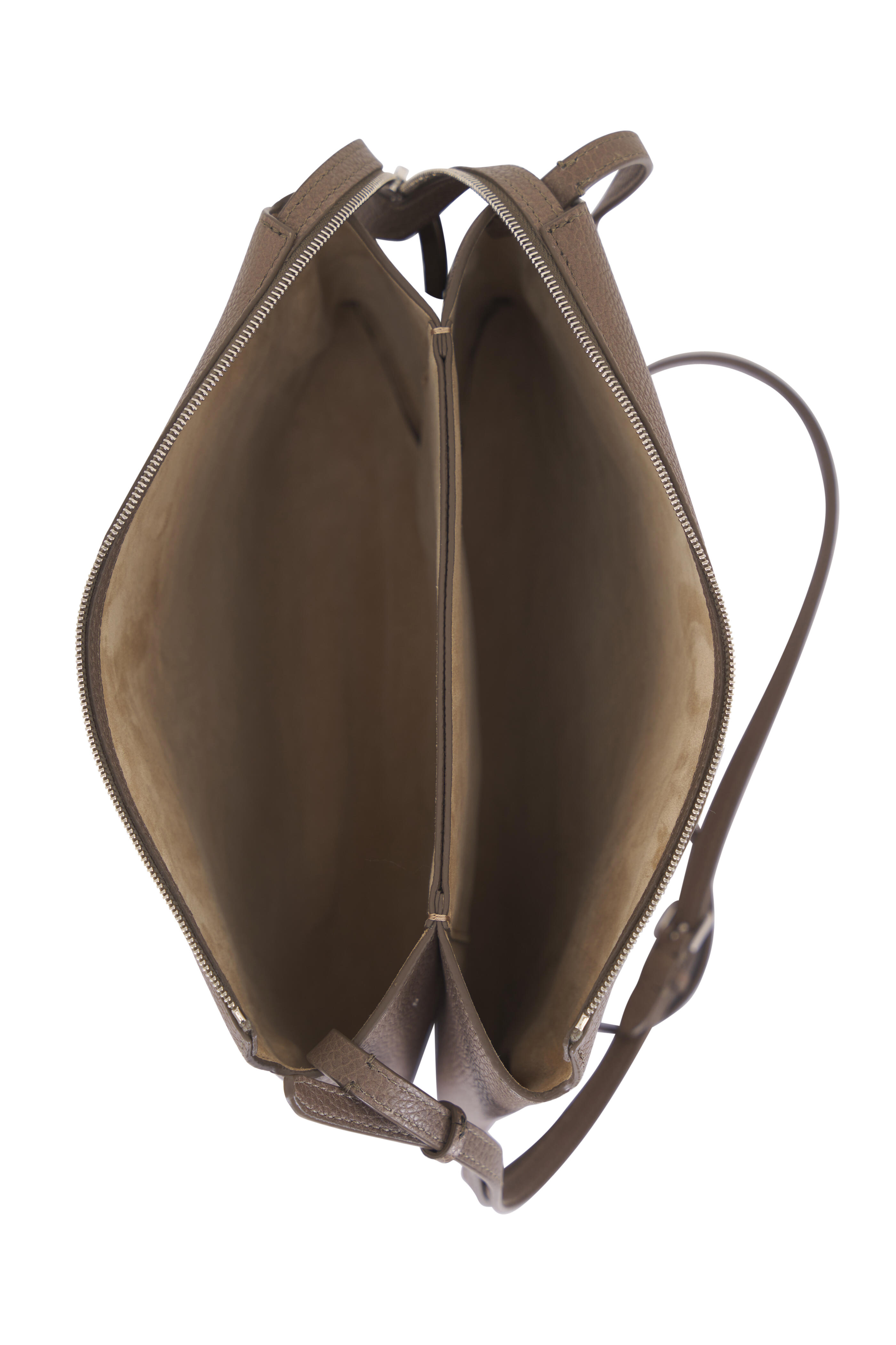 THE ROW Nu Twin クロスボディバッグ The Row - Nu Twin Military Beige Crossbody | Mitchell Stores
