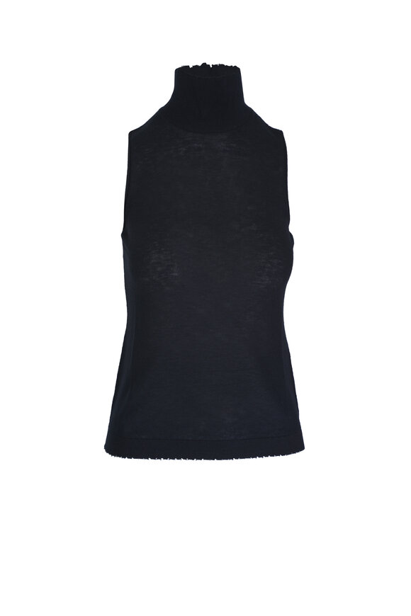 Dorothee Schumacher Delicate Statements Black Sleeveless Top 