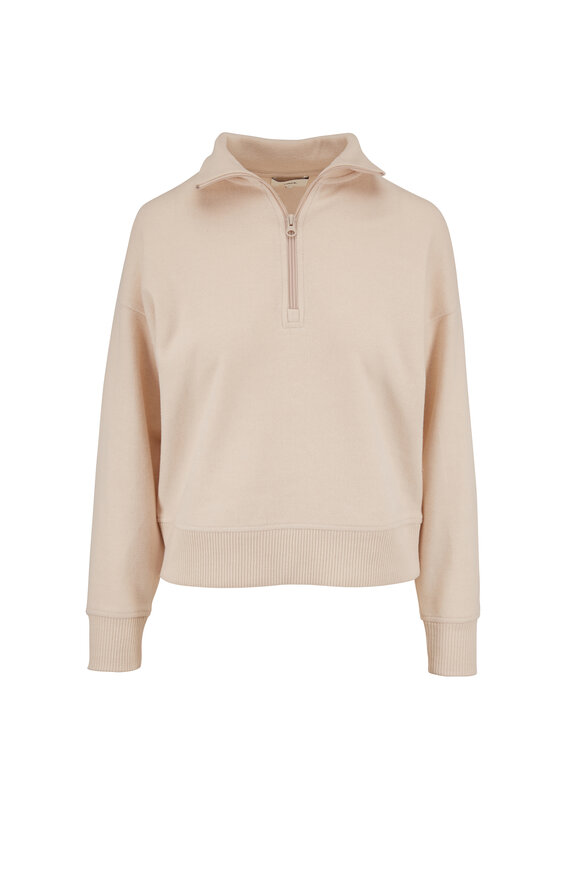 Vince - Cozy Oyster Half-Zip Pullover