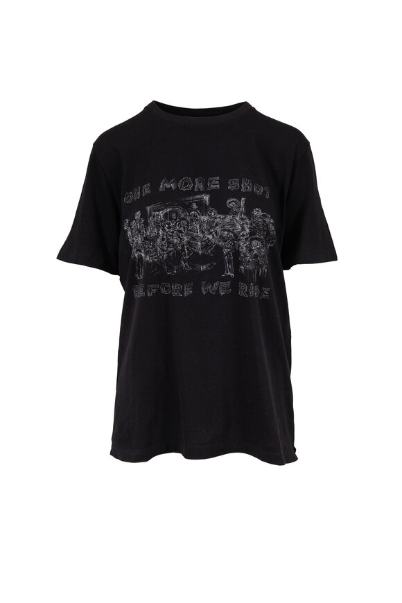 Saint Laurent - Black One More Shot Graphic T-Shirt