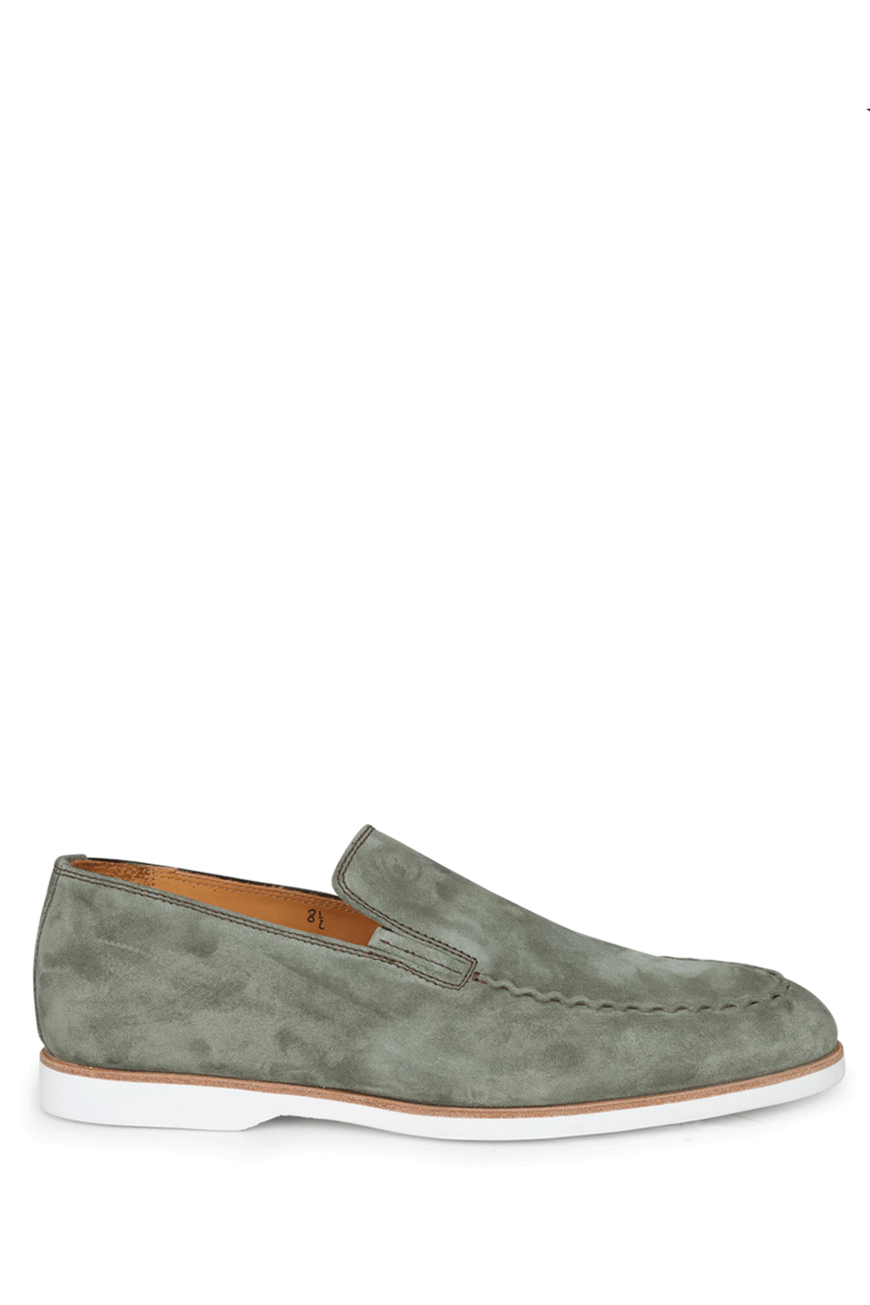 Bontoni - S-Stitch Papiro Suede Loafer