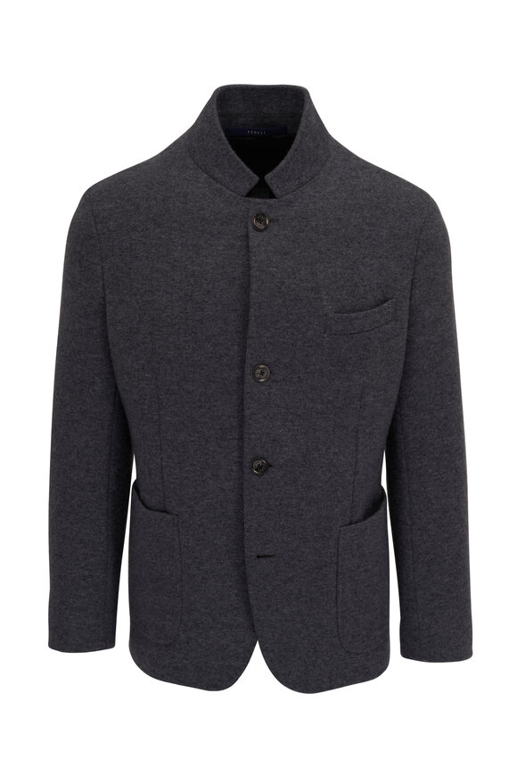 Fedeli - Gray Cashmere Jacket