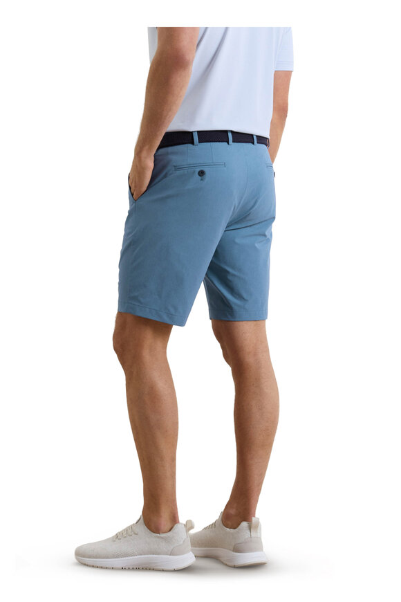 Peter Millar Crown Surge Storm Blue Performance Shorts - view 4