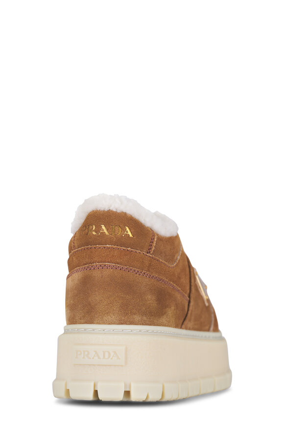 Prada - Canella Winter Shearling Flatform Sneaker